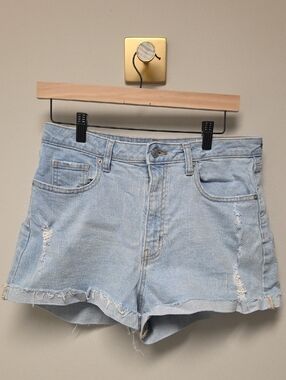 Wild Fable Super High Rise Rolled Cuff Denim Shorts, Women's 8